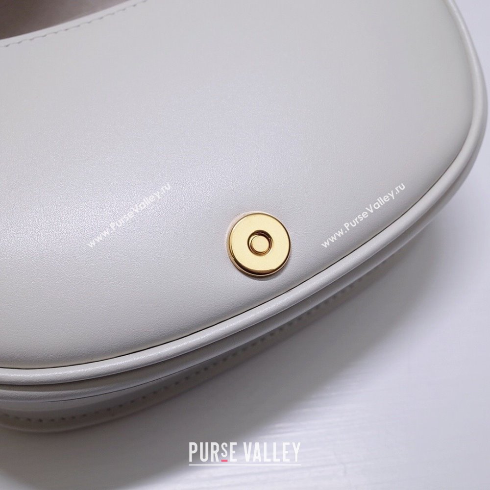 Dior Small Dior Bobby Bag in Box Calfskin White 2024 (DMZ-24073115)