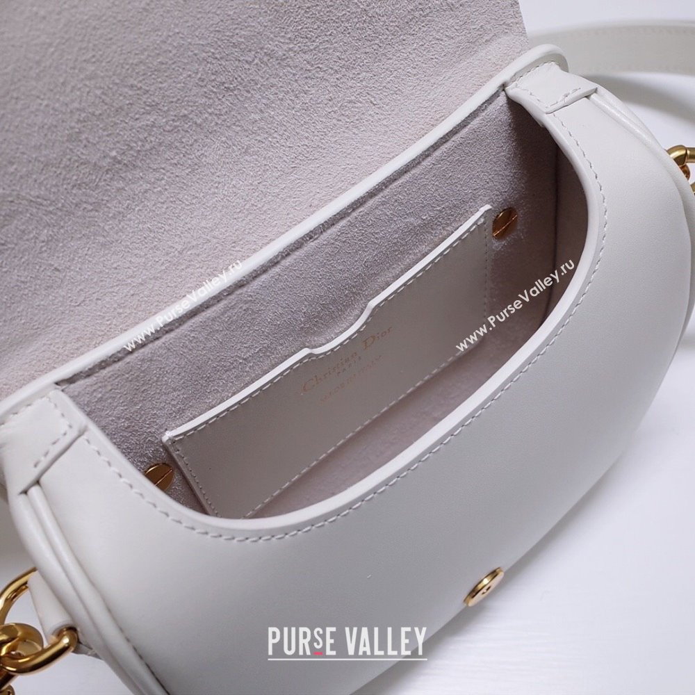 Dior Small Dior Bobby Bag in Box Calfskin White 2024 (DMZ-24073115)