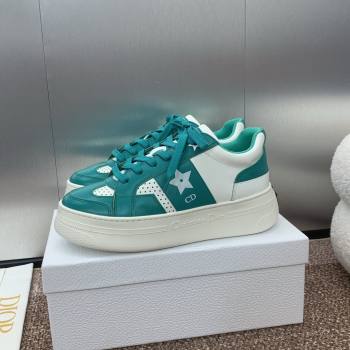 Dior Star Platform Sneaker in Calfskin White/Green 2024 (JC-24092917)