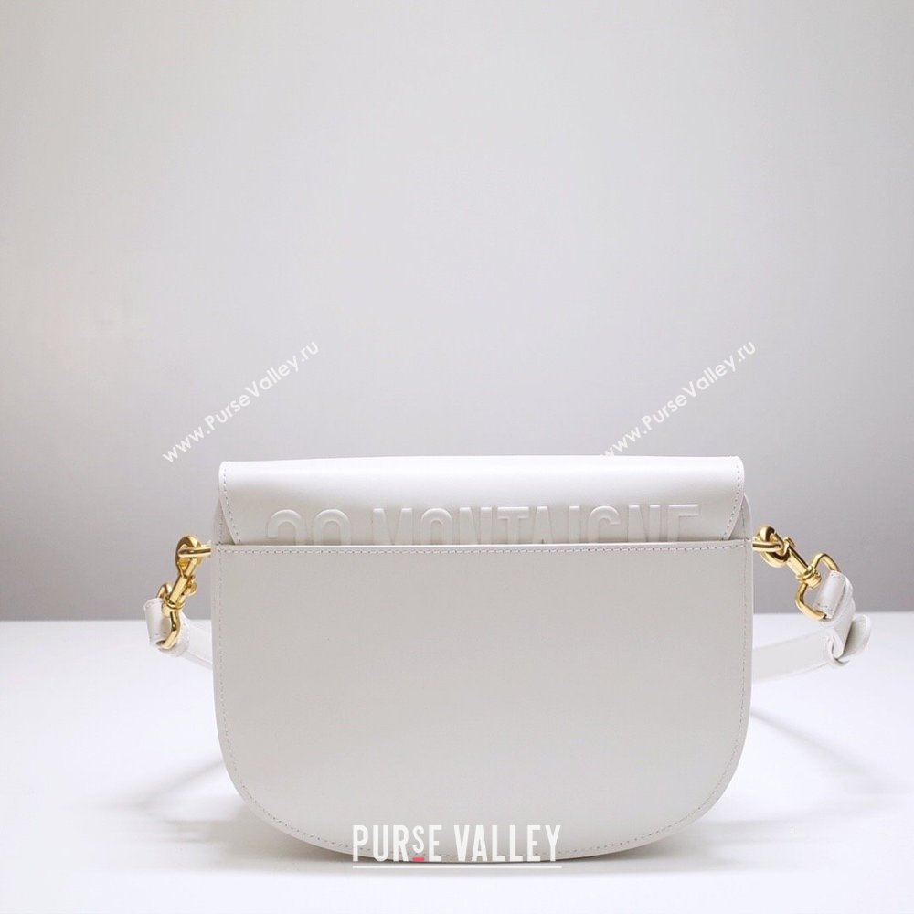 Dior Medium Dior Bobby Bag in Box Calfskin White 2024 (DMZ-24073116)