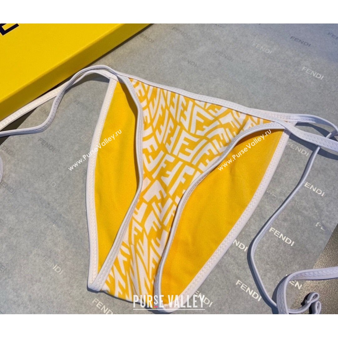 Fendi FF Vertigo Swimwear Yellow 2021 (XMN-21081835)