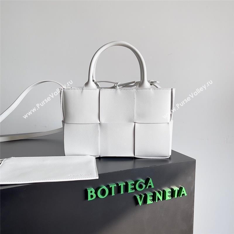 Bottega Veneta Mini Arco Tote Bag in Lambskin 709337 White 2023 (MS-23101710)