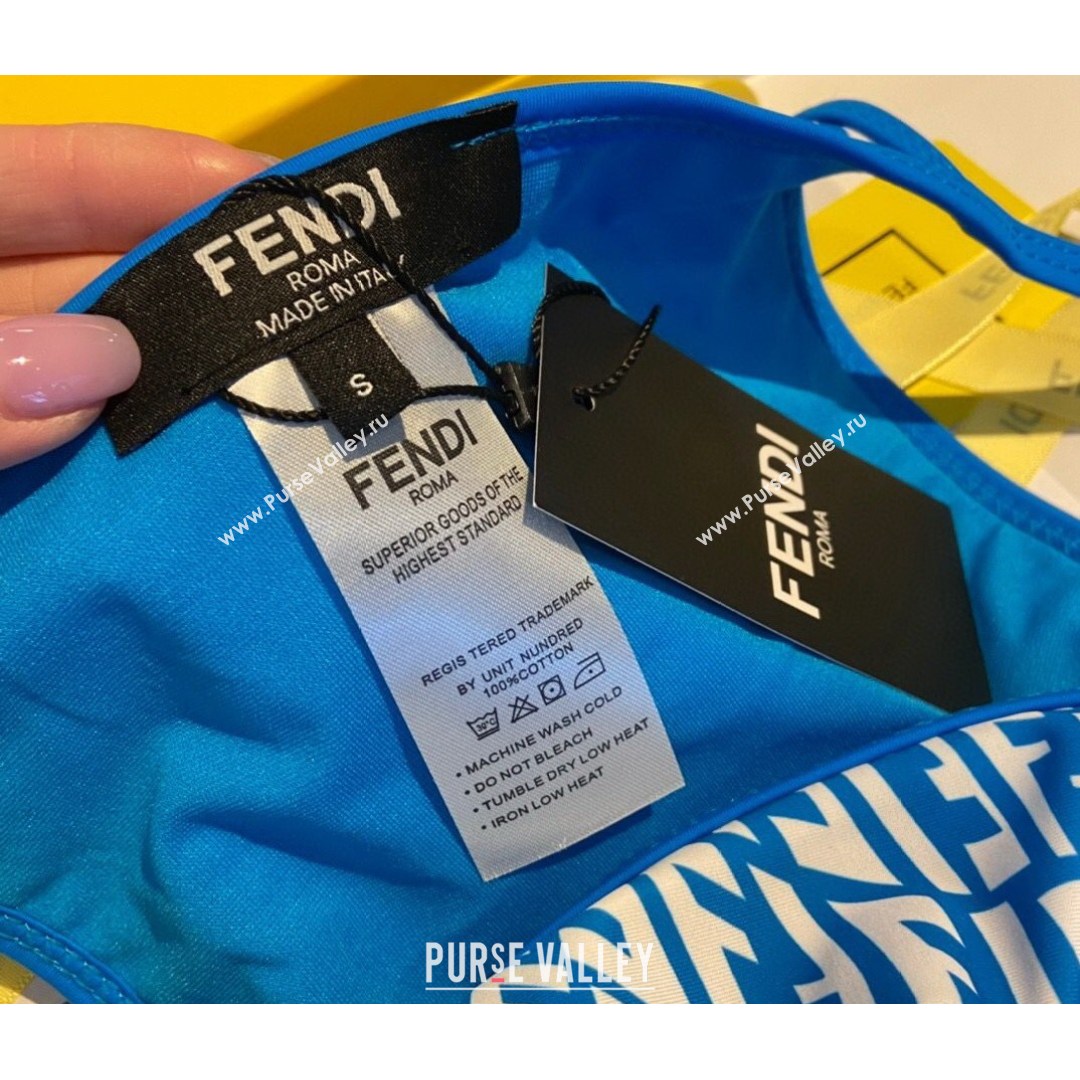 Fendi FF Vertigo Swimwear Blue 2021 (XMN-21081834)