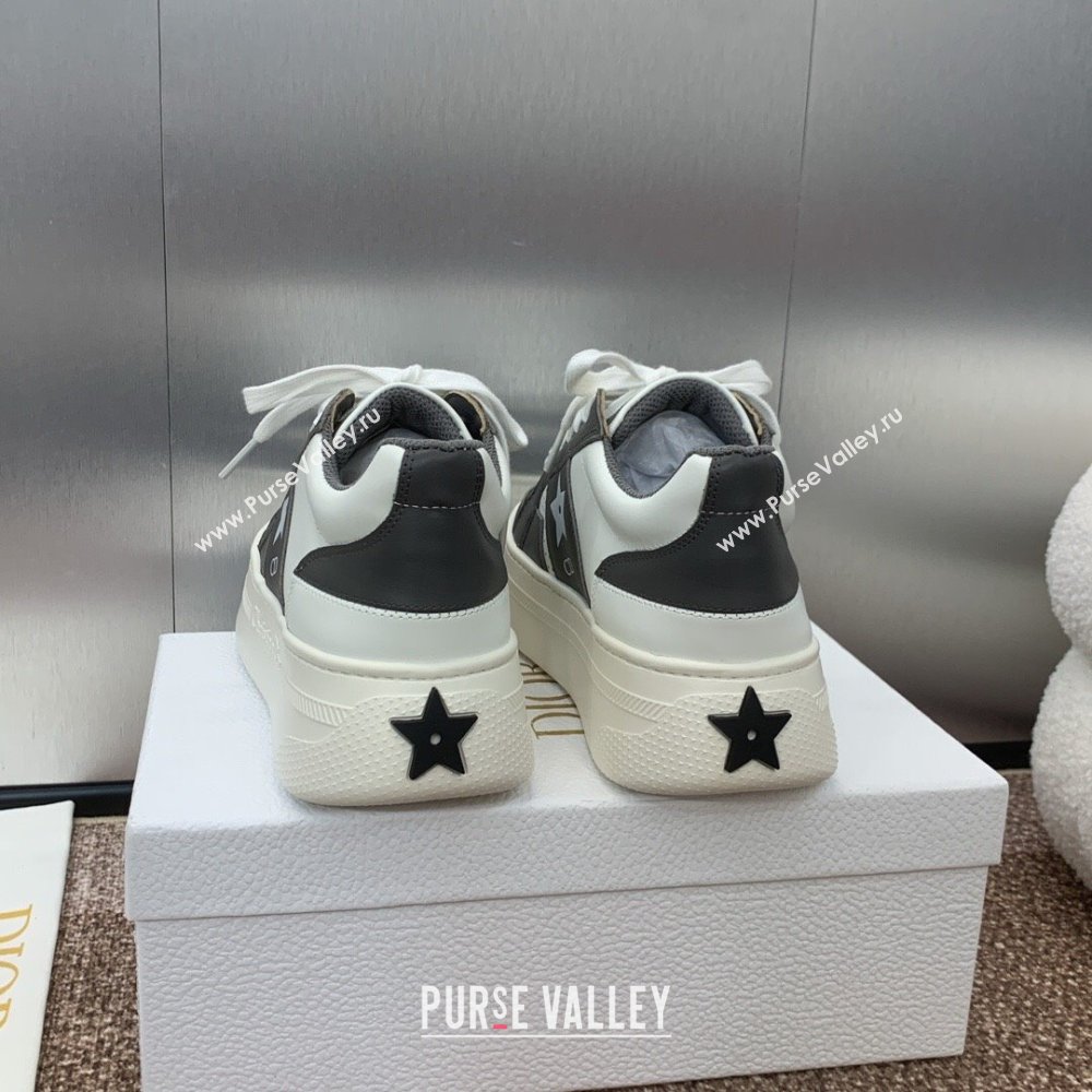 Dior Star Platform Sneaker in Calfskin White/Grey 2024 (JC-24092918)