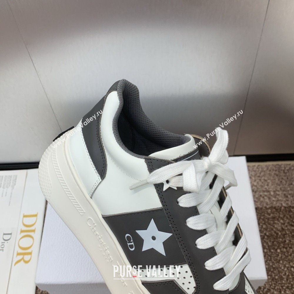 Dior Star Platform Sneaker in Calfskin White/Grey 2024 (JC-24092918)