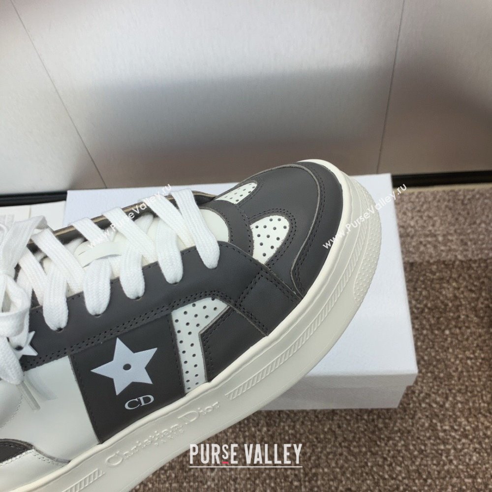 Dior Star Platform Sneaker in Calfskin White/Grey 2024 (JC-24092918)