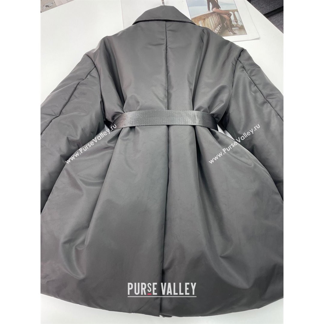 Prada Re-Nylon Down Jacket PJ141 Black 2021 (Q-210914057)