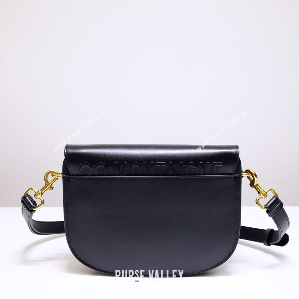 Dior Medium Dior Bobby Bag in Box Calfskin Black 2024 (DMZ-24073119)