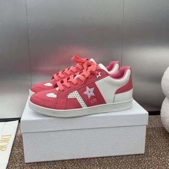 Dior Star Sneaker in Calfskin White/Pink 2024 (For Women and Men) (JC-24092921)