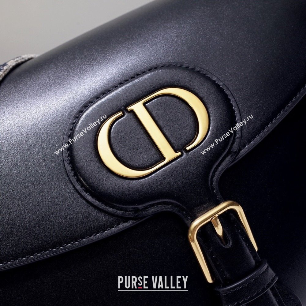 Dior Large Dior Bobby Bag in Box Calfskin Black 2024 (DMZ-24073120)