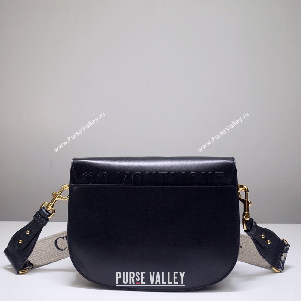 Dior Large Dior Bobby Bag in Box Calfskin Black 2024 (DMZ-24073120)