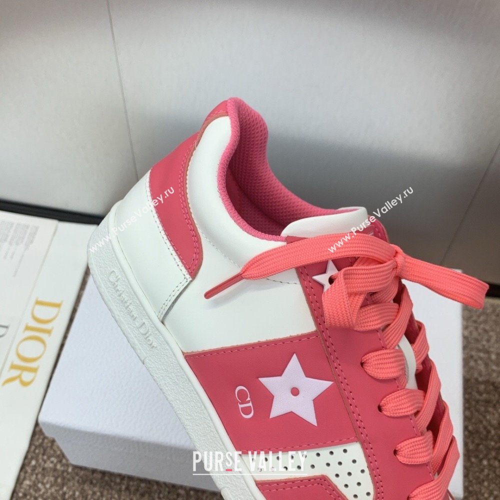 Dior Star Sneaker in Calfskin White/Pink 2024 (For Women and Men) (JC-24092921)