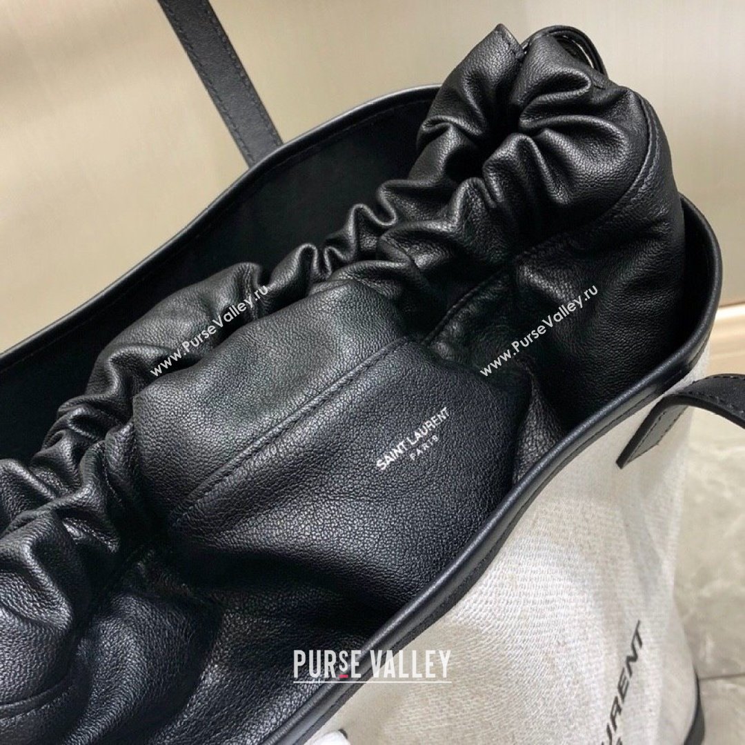Saint Laurent Teddy Linen Cotton Bucket Bag White 2021 8805 (YIDA-21091020)