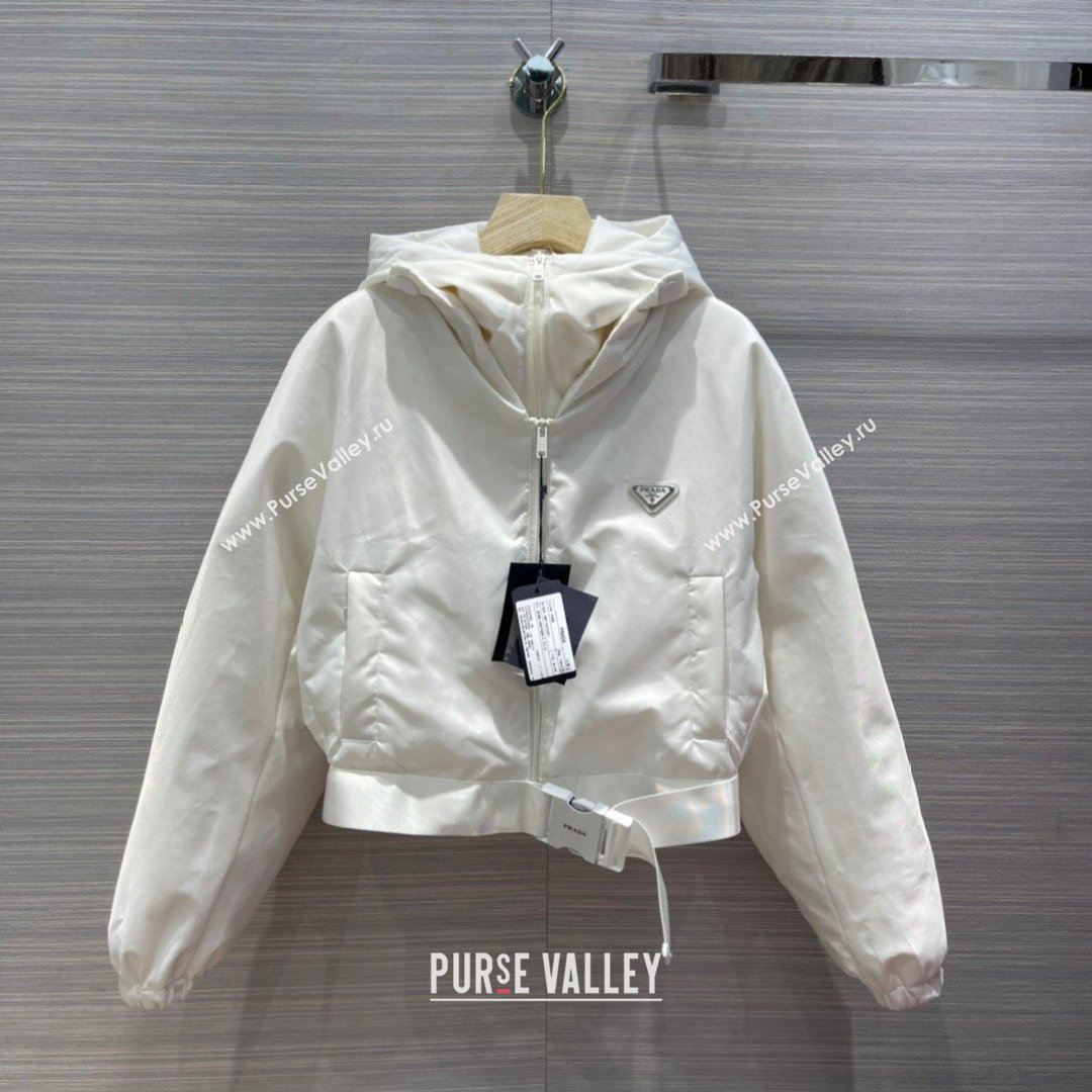 Prada Re-Nylon Down Jacket PJ143 White 2021 (Q-210914059)