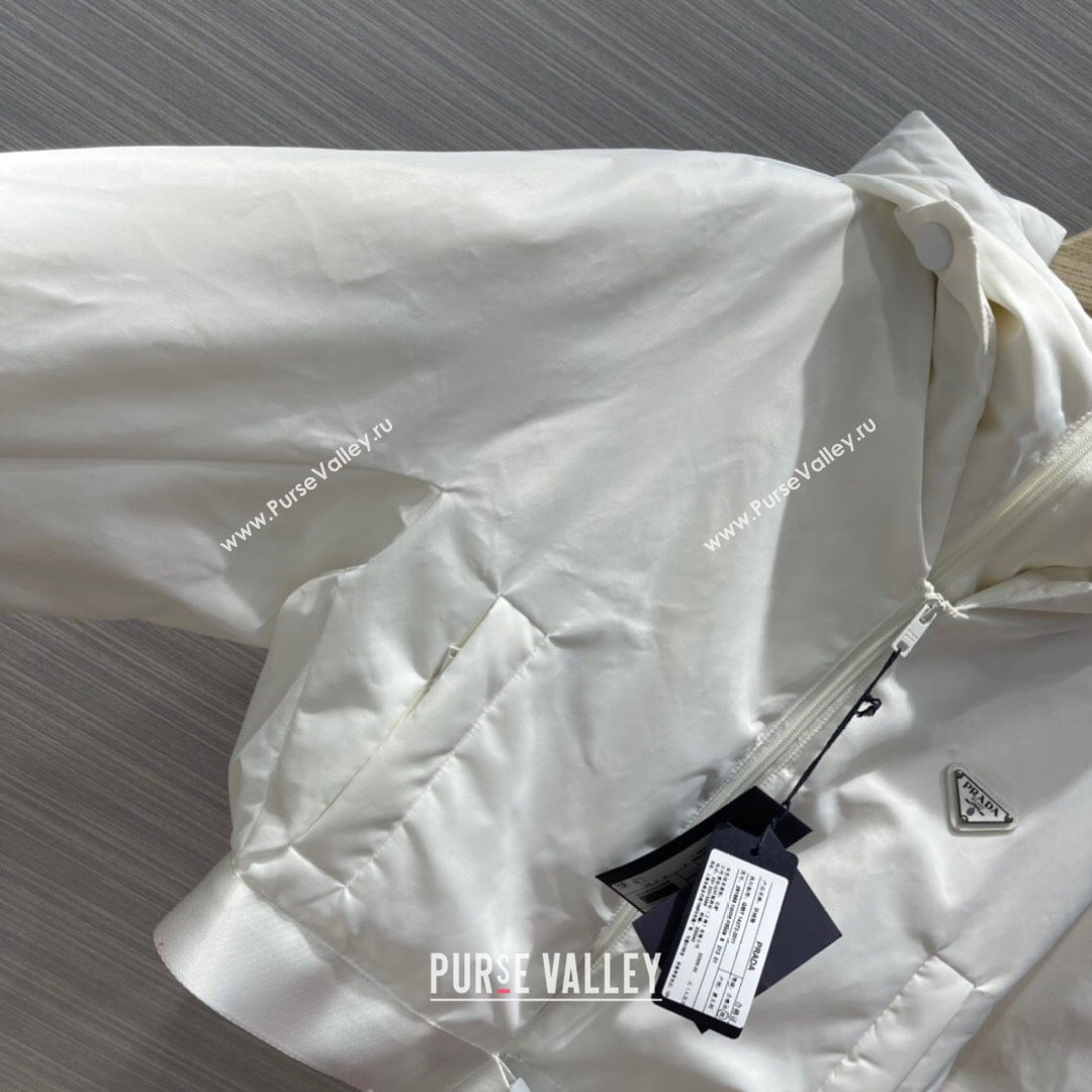 Prada Re-Nylon Down Jacket PJ143 White 2021 (Q-210914059)