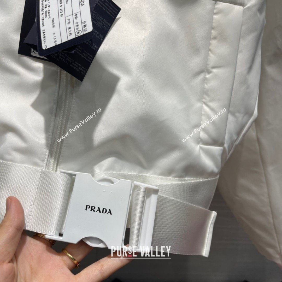 Prada Re-Nylon Down Jacket PJ143 White 2021 (Q-210914059)