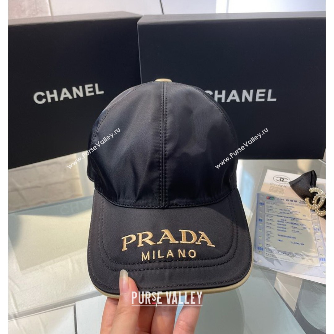 Prada Nylon Baseball Hat Black 2021 14 (XMN-21081848)