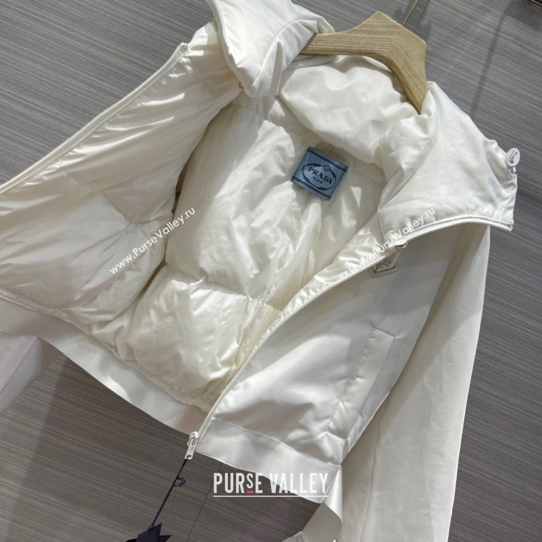 Prada Re-Nylon Down Jacket PJ143 White 2021 (Q-210914059)