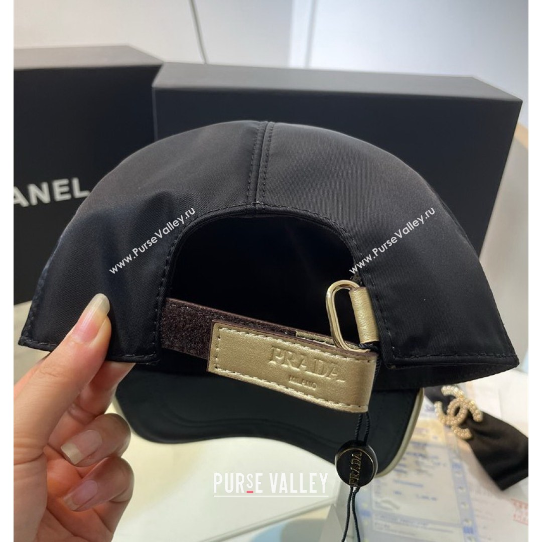 Prada Nylon Baseball Hat Black 2021 14 (XMN-21081848)