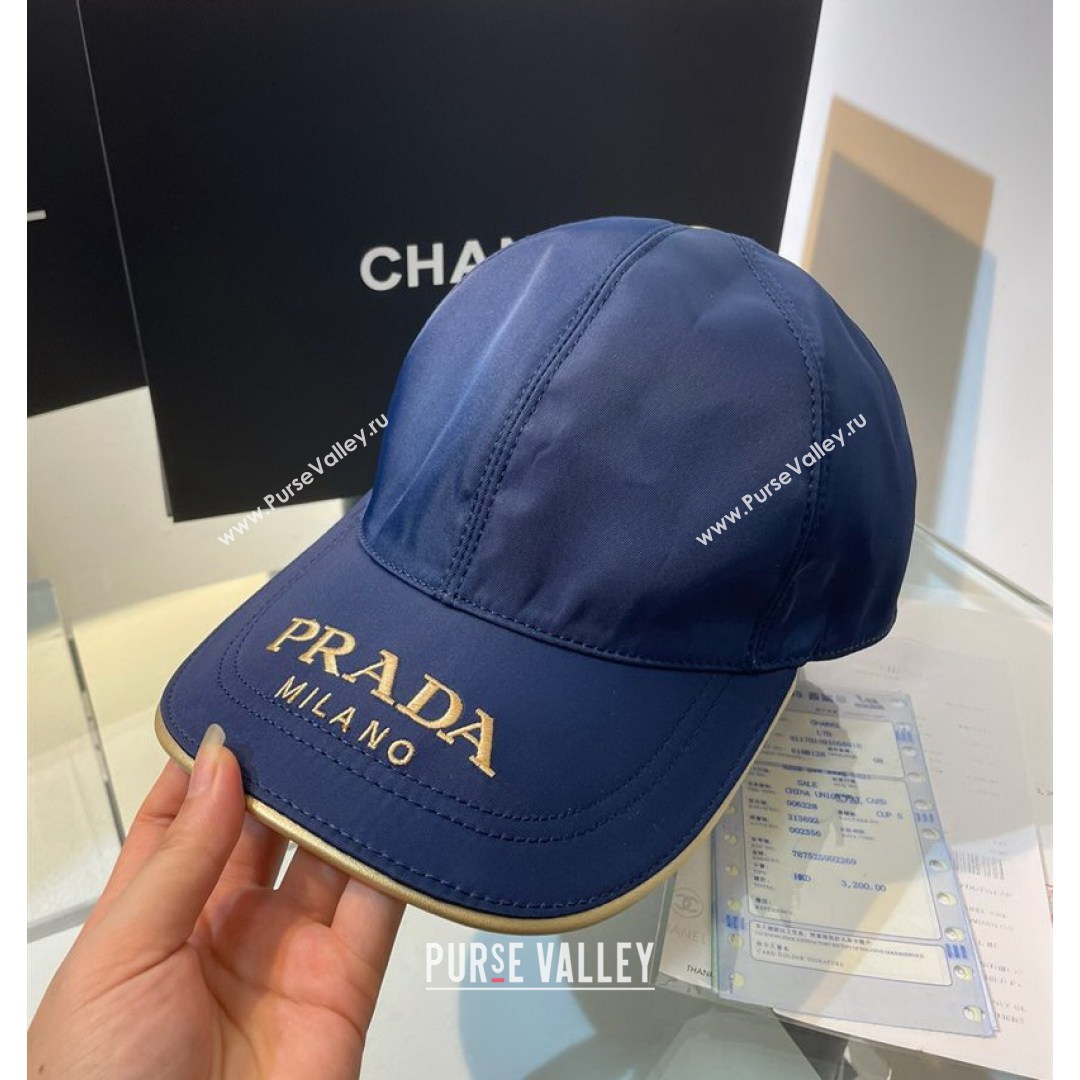 Prada Nylon Baseball Hat Blue 2021 15 (XMN-21081849)