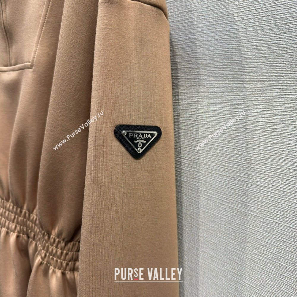 Prada Cotton Dress P022626 Brown 2024 (Q-24022626)
