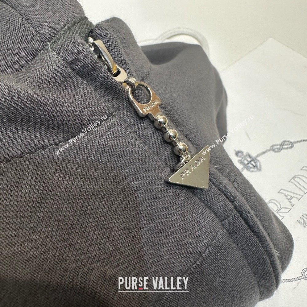 Prada Cotton Dress P022627 Grey 2024 (Q-24022627 )