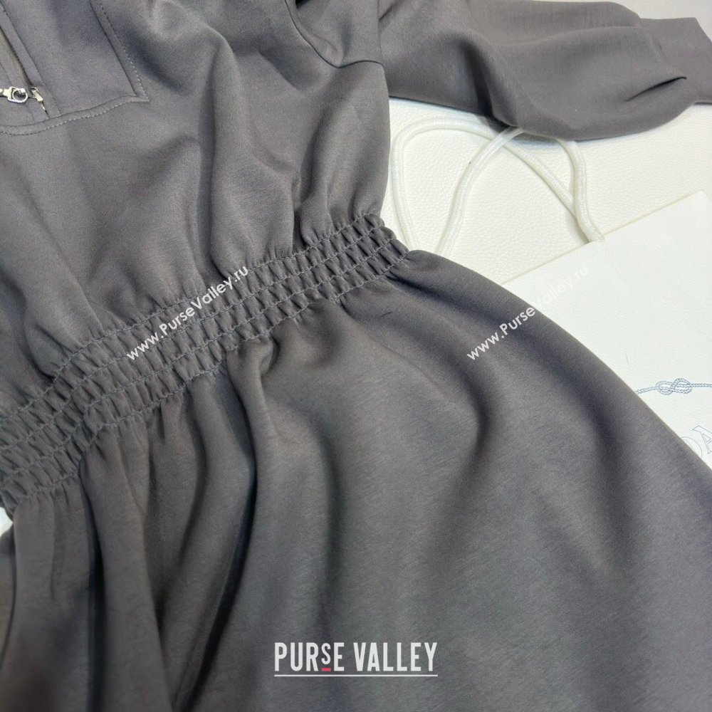 Prada Cotton Dress P022627 Grey 2024 (Q-24022627 )