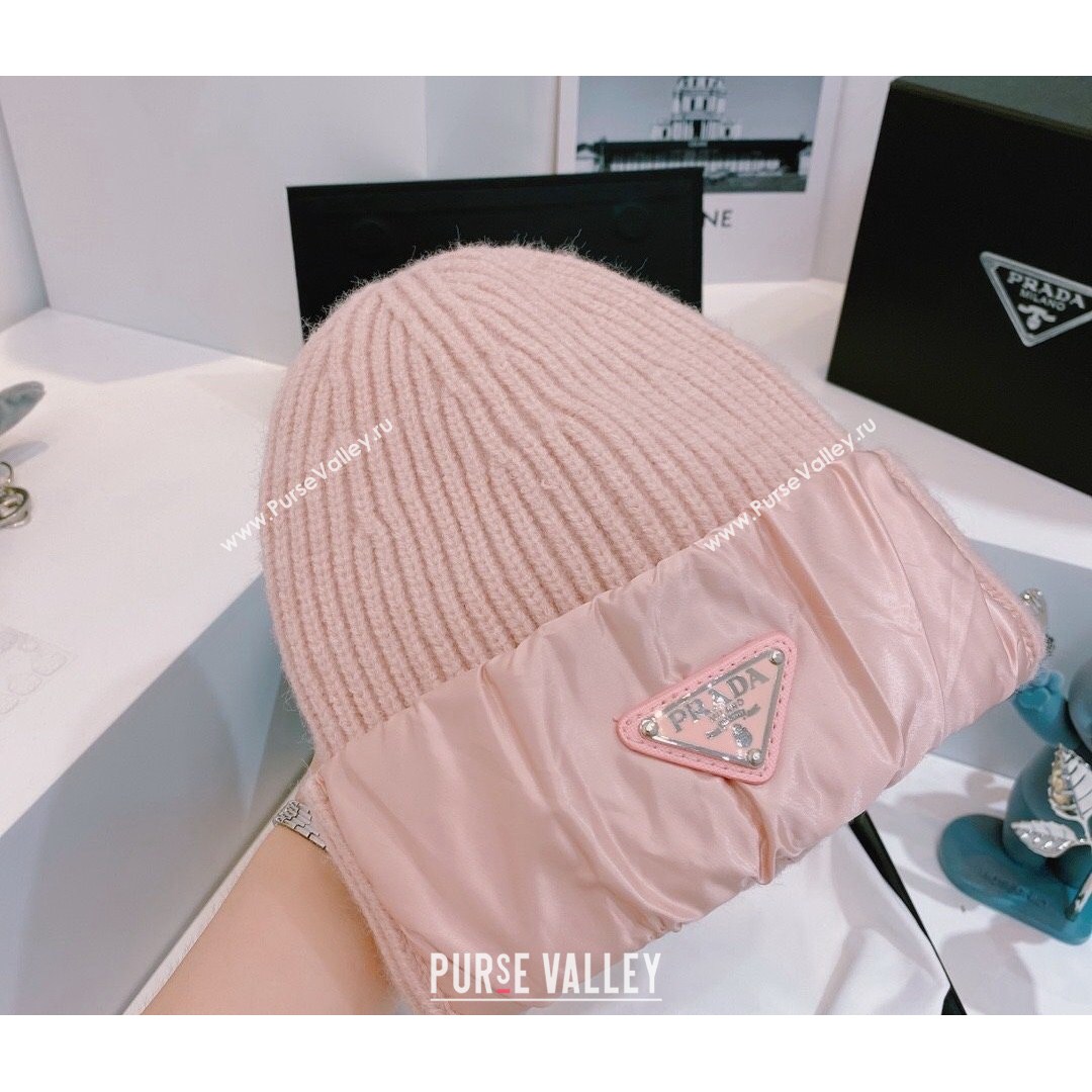 Prada Knit Hat Pink 2021 01 (MAO-21081862)