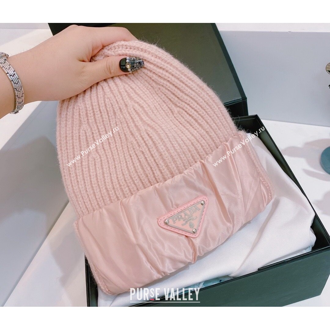 Prada Knit Hat Pink 2021 01 (MAO-21081862)