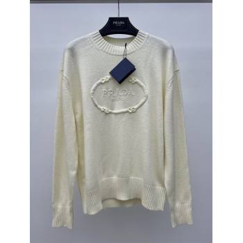 Prada Wool and Cashmere Sweater P022631 Beige 2024 (Q-24022631 )
