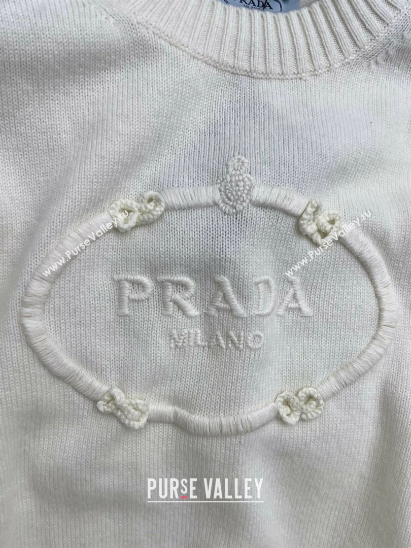 Prada Wool and Cashmere Sweater P022631 Beige 2024 (Q-24022631 )