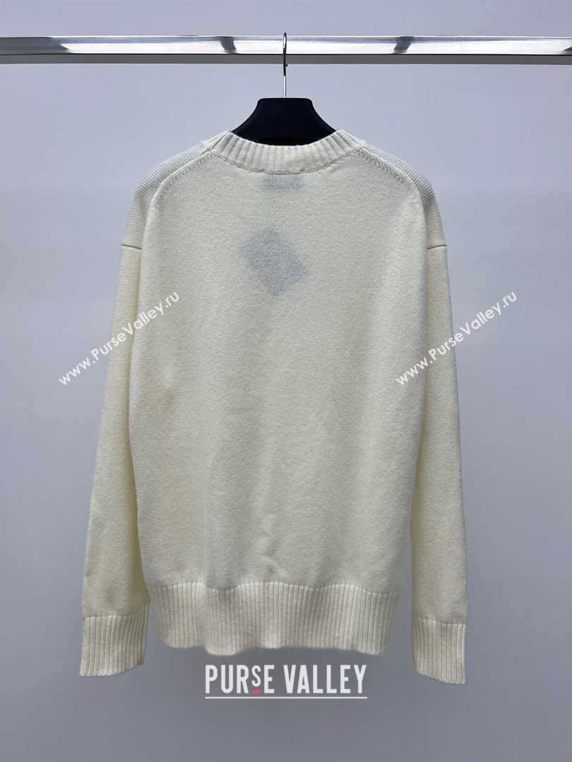 Prada Wool and Cashmere Sweater P022631 Beige 2024 (Q-24022631 )