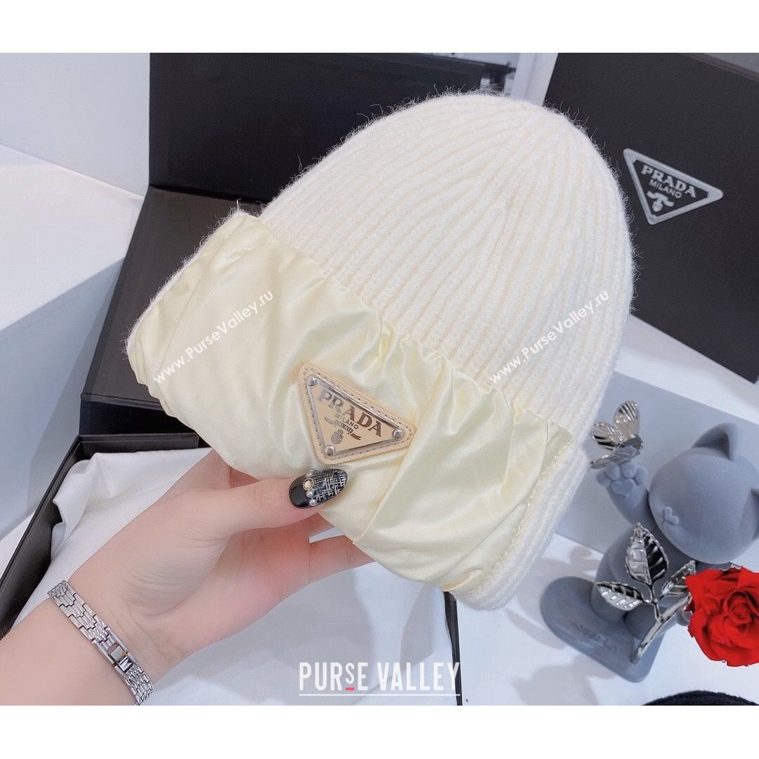 Prada Knit Hat White 2021 05 (MAO-21081866)