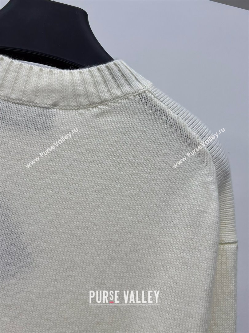 Prada Wool and Cashmere Sweater P022631 Beige 2024 (Q-24022631 )