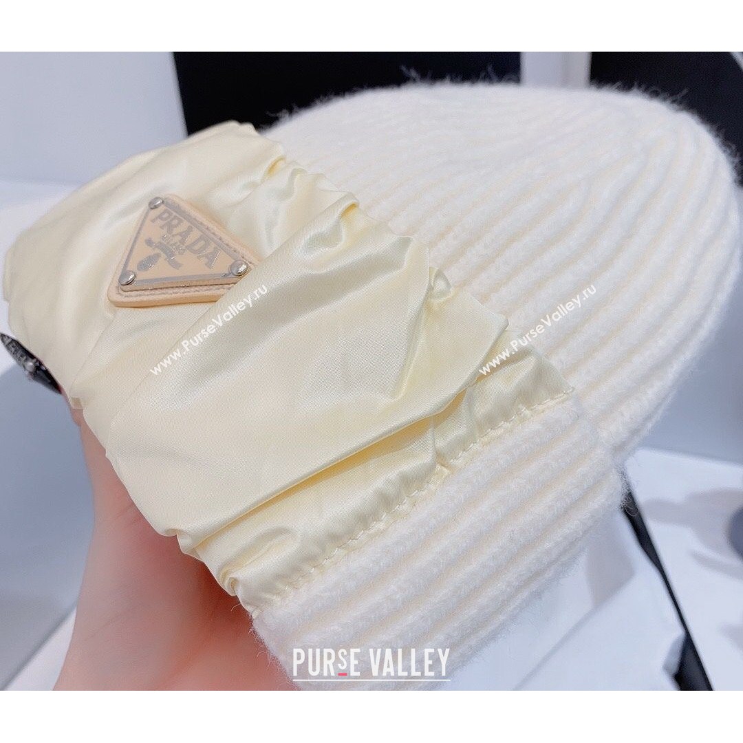 Prada Knit Hat White 2021 05 (MAO-21081866)