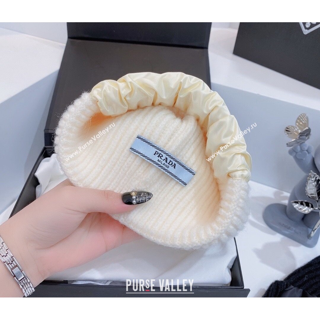 Prada Knit Hat White 2021 05 (MAO-21081866)