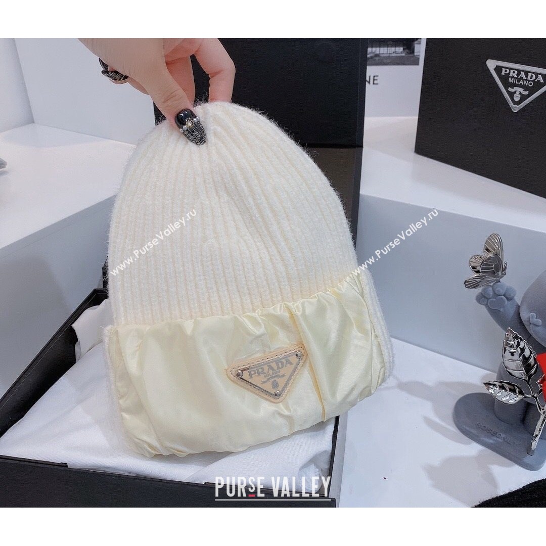 Prada Knit Hat White 2021 05 (MAO-21081866)