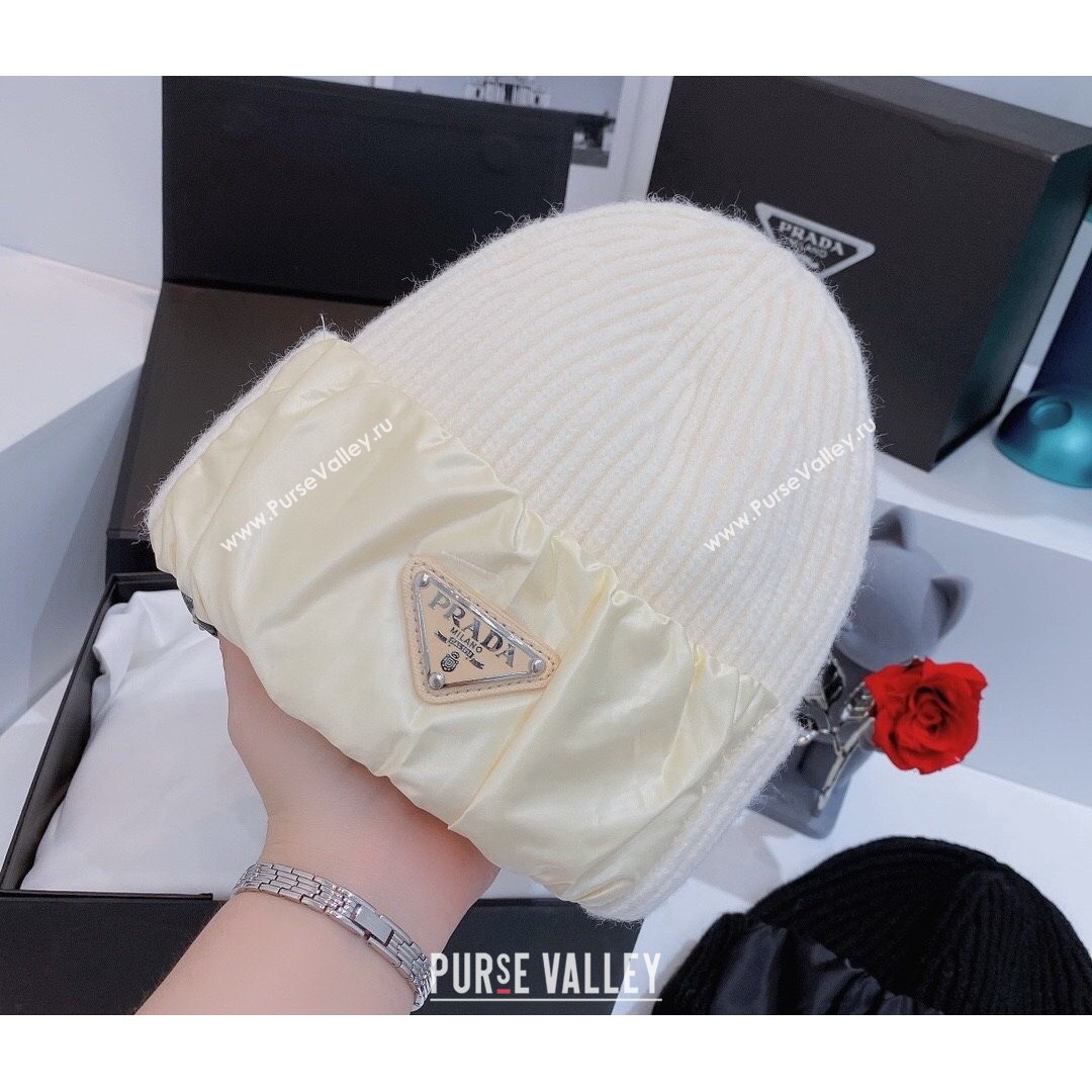 Prada Knit Hat White 2021 05 (MAO-21081866)