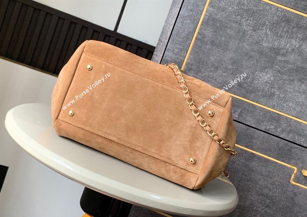 Chanel Brown Suede Flap Bag 2025 CH081302 (yezi-250813031)