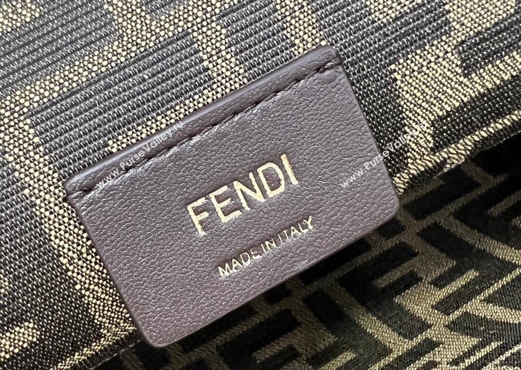 Fendi First Medium Metallic Leather Bag Silver 2021 80018L (CL-21120246)