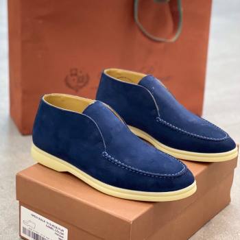 LP Open Walk Boots in Deep Blue Suede for Women and Men 2022 (KL-23110502)