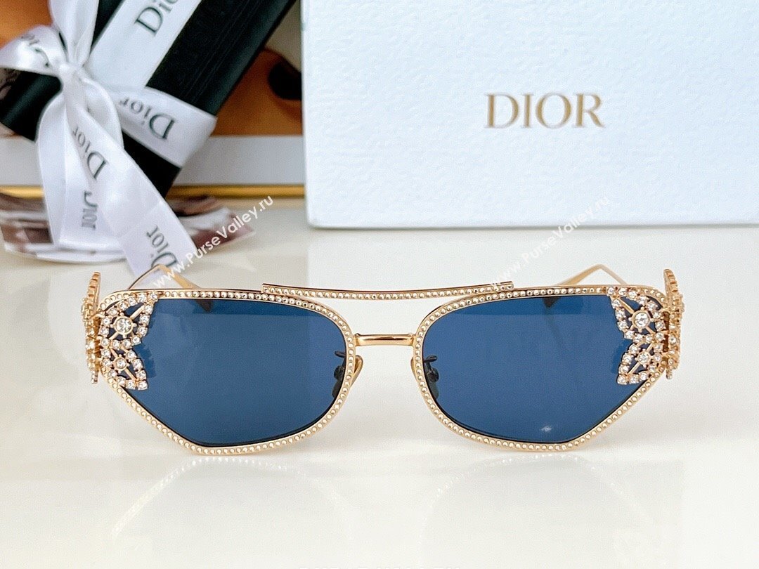 Dior Butterfly Sunglasses B1UF0A0 Blue 2024 (A-24062015)