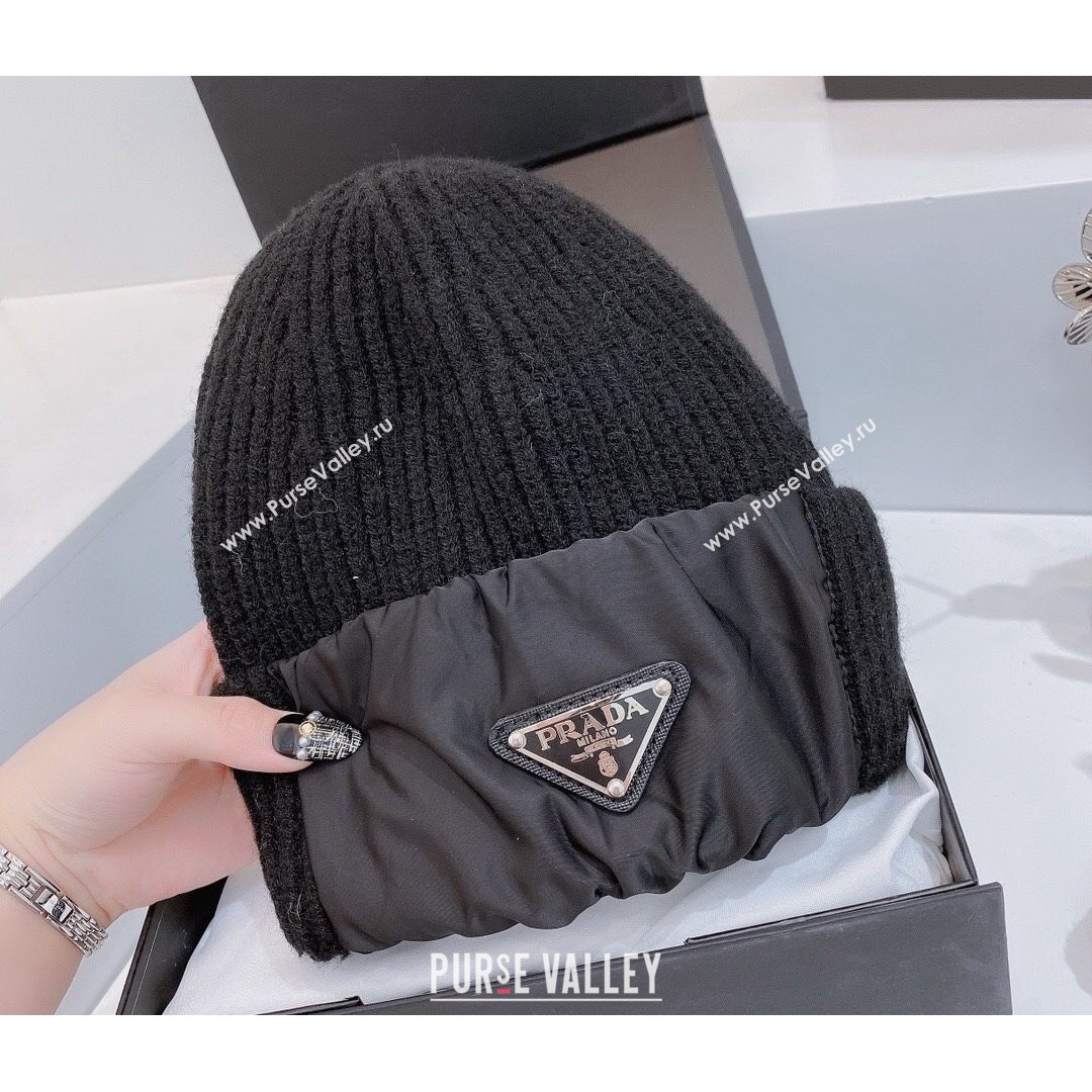 Prada Knit Hat Black 2021 06 (MAO-21081867)