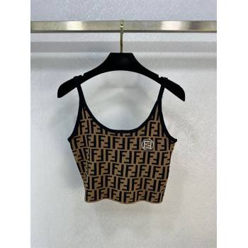 Fendi FF Vest F022633 Brown 2024 (Q-24022633)