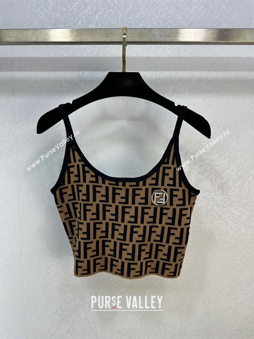 Fendi FF Vest F022633 Brown 2024 (Q-24022633)