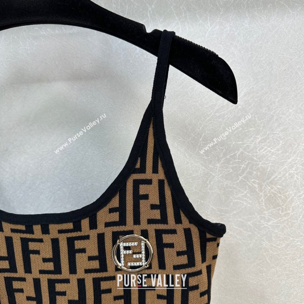 Fendi FF Vest F022633 Brown 2024 (Q-24022633)