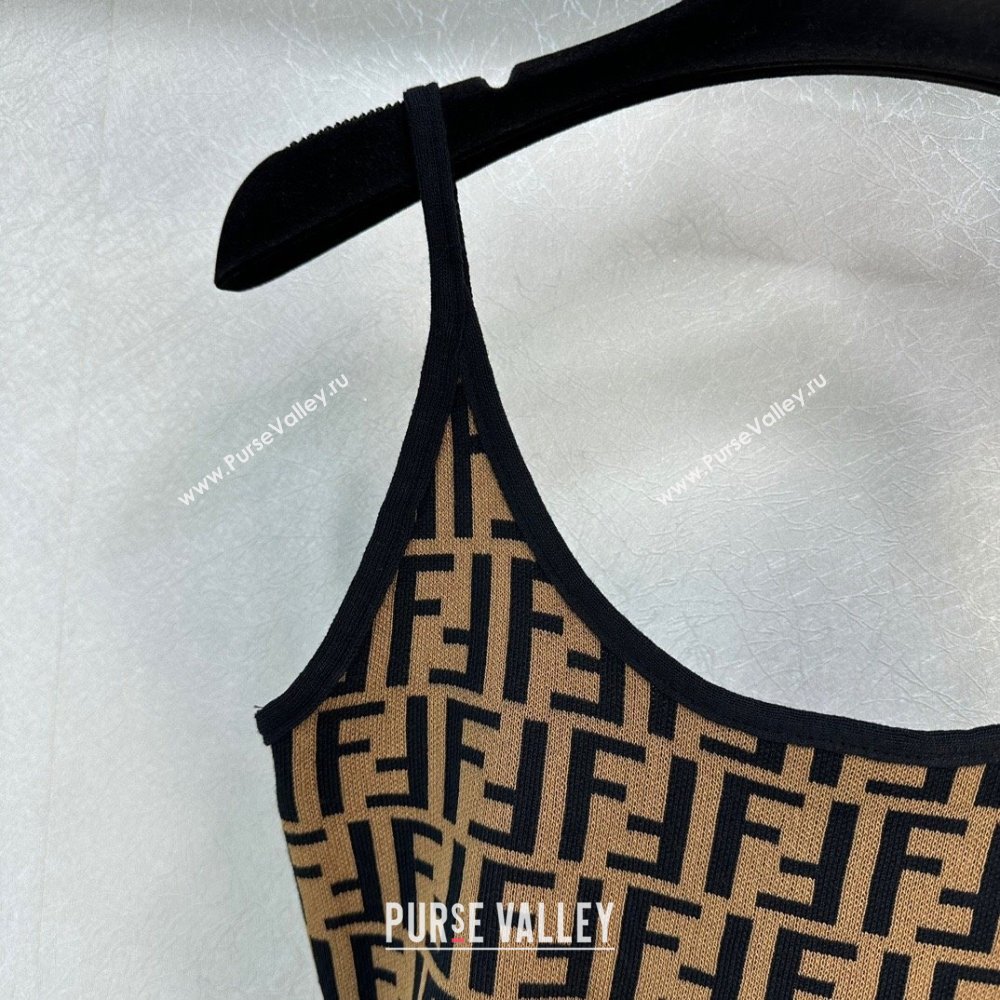 Fendi FF Vest F022633 Brown 2024 (Q-24022633)