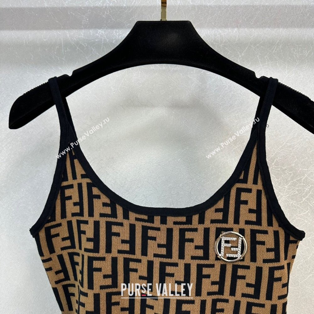 Fendi FF Vest F022633 Brown 2024 (Q-24022633)