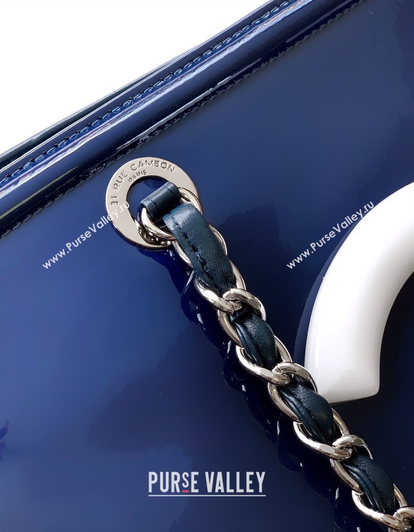 Chanel Maxi CC Shopping Bag Blue 2025 CH081304 (yezi-250813035)