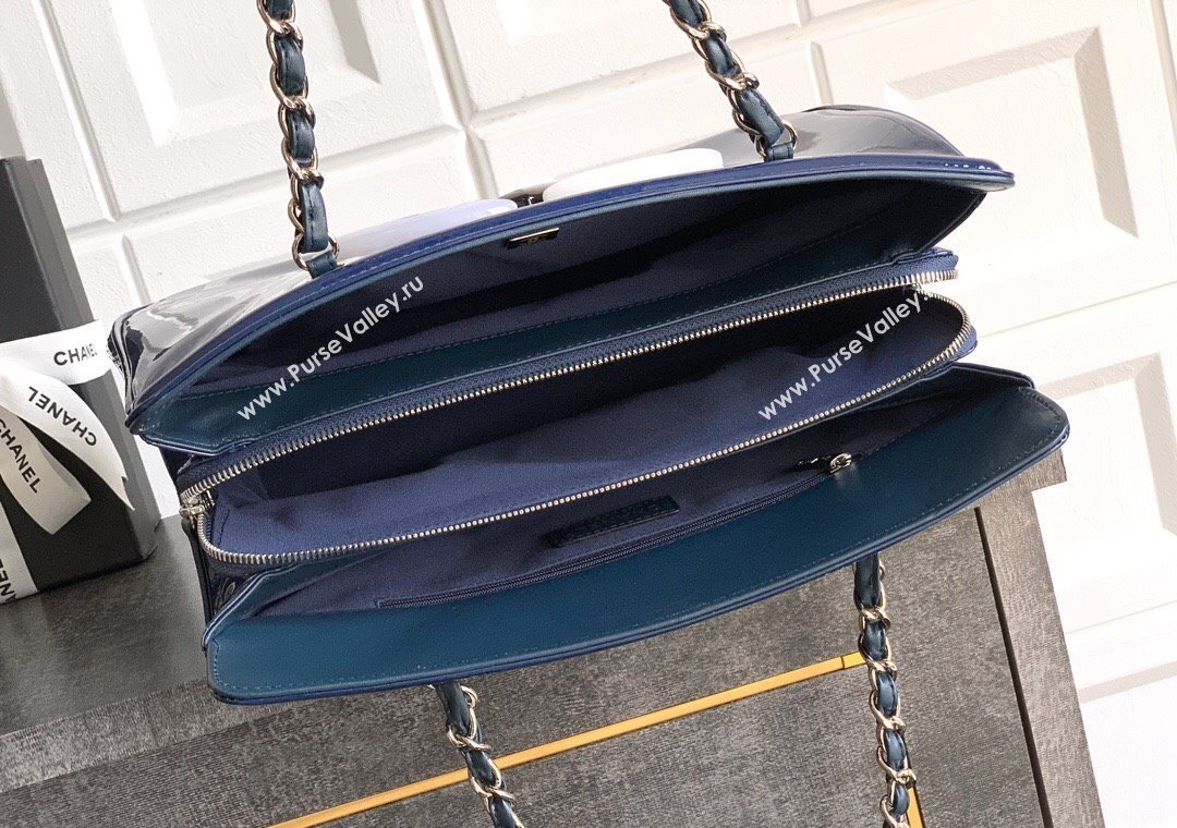 Chanel Maxi CC Shopping Bag Blue 2025 CH081304 (yezi-250813035)